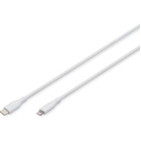 Digitus AK-600110-005-W Lightning-kabel 0,5 m Wit