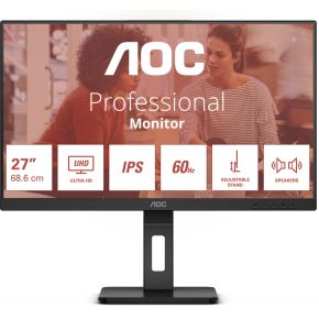 AOC E3 U27E3UF computer monitor 68,6 cm (27 ) 3840 x 2160 Pixels 4K Ultra HD LED Zwart