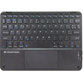 Conceptronic TOBIN01BES toetsenbord Universeel Bluetooth QWERTY Spaans Zwart