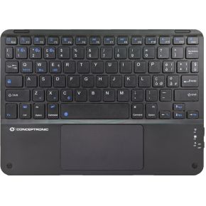 Conceptronic TOBIN01BIT toetsenbord Universeel Bluetooth QWERTY Italiaans Zwart