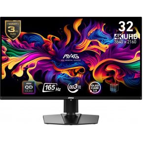 MSI MAG 321UP QD-OLED computer monitor 80 cm (31.5 ) 3840 x 2160 Pixels 4K Ultra HD QDOLED Zwart