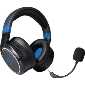 Lexip Metaltech Headset Bedraad en draadloos Hoofdband Gamen Zwart, Blauw