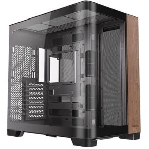 Antec C8 Curve Wood Full Tower Zwart, Transparant, Hout