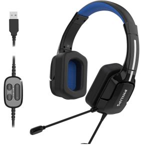 Philips 4000 series TAGH401BL/00 hoofdtelefoon/headset Bedraad Hoofdband Gamen USB Type-A Zwart