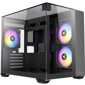 Antec CX600M Trio ARGB Mini Tower Zwart, Transparant