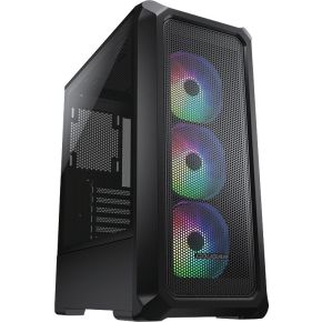 Cougar Archon 2 RGB Midi Tower met ARGB Fans , Gehard Glas side panel - Zwart