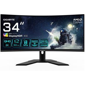 GIGABYTE G34WQCP computer monitor 86,4 cm (34 ) 3440 x 1440 Pixels UltraWide Quad HD LED Zwart