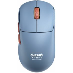 CHERRY XTRFY M68 Blauw Draadloze Gaming muis