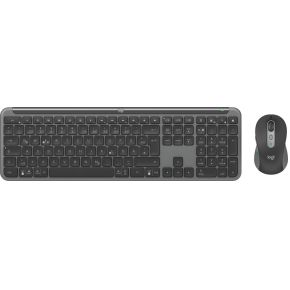 Logitech MK950 Signature Slim toetsenbord Inclusief muis Kantoor RF-draadloos + Bluetooth QWERTZ Dui