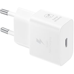 Samsung Super Fast Travel Charger Snel opladen USB-C - 25W - Zonder kabel - Wit