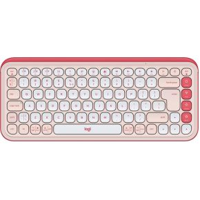 Logitech POP Icon Keys - Draadloos Toetsenbord - Bluetooth - Qwerty US - Rose