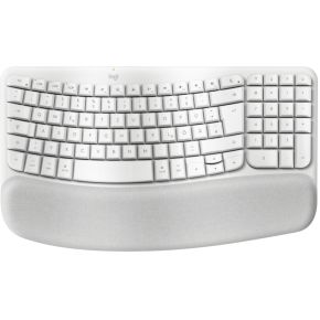 Logitech Wave Keys for Mac toetsenbord Thuis/Werk Bluetooth QWERTZ Duits Wit