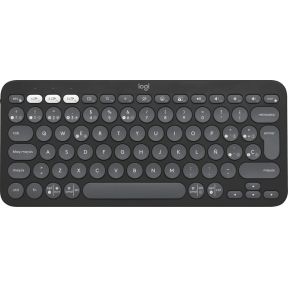 Logitech Pebble Keys 2 K380s toetsenbord Universeel RF-draadloos + Bluetooth QWERTY Spaans Grafiet