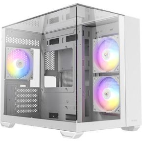 Antec CX600M Trio ARGB White Mini Tower Transparant, Wit