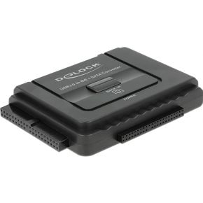 Delock 61486 USB-converter 5 Gbps naar SATA 6 Gb/s / IDE 40-pins / IDE 44-pins met back-upfunctie