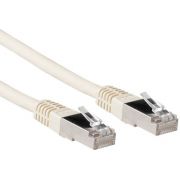 ACT Ivoor 0,5 meter LSZH SFTP CAT6A patchkabel met RJ45 connectoren