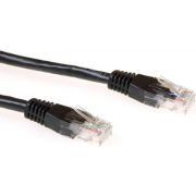 Eminent Zwarte 5 meter U/UTP CAT6 patchkabel met RJ45 connectoren