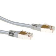 ACT Grijze 1 meter F/UTP CAT5E patchkabel met RJ45 connectoren