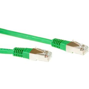 ACT Groene 7 meter LSZH F/UTP CAT5E patchkabel met RJ45 connectoren