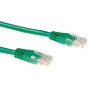 ACT Groene 2 meter U/UTP CAT5E patchkabel met RJ45 connectoren