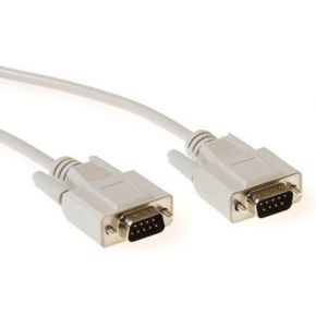 ACT Serial printercable 9-pin D-sub male - 9-pin D-sub male 1.8 m
