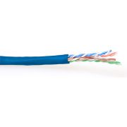 ACT CAT6 U/UTP PVC soepel patch blauw 100 m