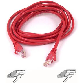 Belkin SNAGLESS CAT6 PATCH CABLE - [A3L980B02M-REDS]