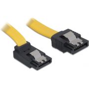 Delock 82472 SATA 3 Gb/s Kabel recht naar boven haaks 30cm geel