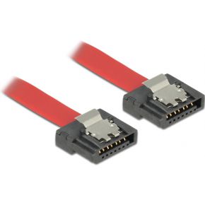 Delock 83834 SATA 6 Gb/s kabel 30cm rood FLEXI