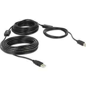 Delock 83557 Kabel USB 2.0 Type-A male > USB 2.0 Type-B male 20 m