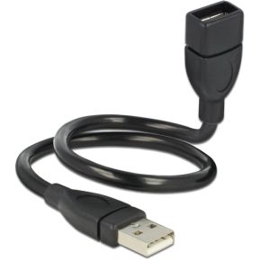 Delock 83498 Kabel USB 2.0 Type-A male > USB 2.0 Type-A female VormKabel 0,35 m