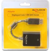 Delock-61847-Adapter-DisplayPort-1-1-male-DVI-female-Passief-zwart