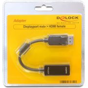 Delock-61849-Adapter-DisplayPort-1-1-male-HDMI-female-Passief-zwart