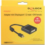 Delock-62603-Adapter-mini-DisplayPort-1-2-male-DVI-female-4K-Actief-zwart