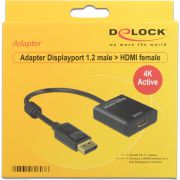 Delock-62607-Adapter-DisplayPort-1-2-male-HDMI-female-4K-Actief-zwart