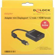 Delock-62611-Adapter-mini-DisplayPort-1-2-male-HDMI-female-4K-Actief-zwart