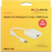 Delock-62612-Adapter-mini-DisplayPort-1-2-male-HDMI-female-4K-Actief-wit