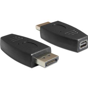 Delock 65237 Adapter DisplayPort 1.2 male > DisplayPort mini female