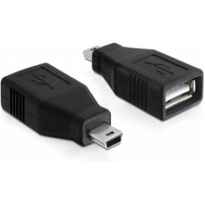 Delock 65277 Adapter USB 2.0-A female naar mini USB male