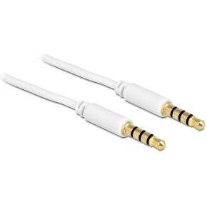 Delock 83440 Kabel Stereo Jack 3,5 mm 4-pins male > male 1 m