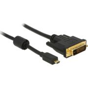 Delock 83585 HDMI-kabel Micro-D male > DVI 24+1 male 1 m