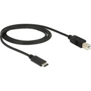 Delock-83601-USB-2-0-kabel-Type-C-naar-Type-B-1-m