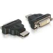 Delock 65020 Adapter HDMI male naar DVI 24+1 pin female met LED