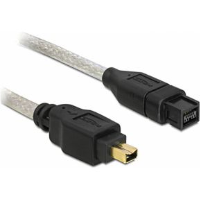 Delock 82588 Kabel FireWire 9-pins male > 4-pins male 1 m