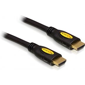 Delock 82584 Kabel High Speed HDMI met Ethernet - HDMI-A male > HDMI-A male 4K 1,0 m