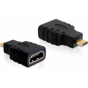 Delock 65242 Adapter High Speed HDMI - micro D male naar A female