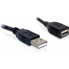 Delock 82457 Verlengkabel USB 2.0 A-A 15cm male/female