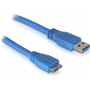 Delock 82531 Kabel USB 3.0 type-A male > USB 3.0 type Micro-B male 1 m blauw