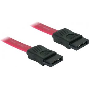 Delock 84247 SATA 3 Gb/s Kabel 30cm rood