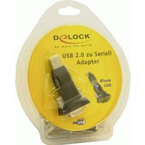 Delock 61425 Adapter USB 2.0 Type-A > 1 x Serieel DB9 RS-232